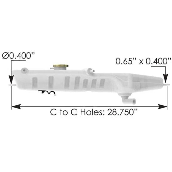 Coolant Reservoir for Ford F600, F700, F800 (Replaces F5HZ8A080AA)