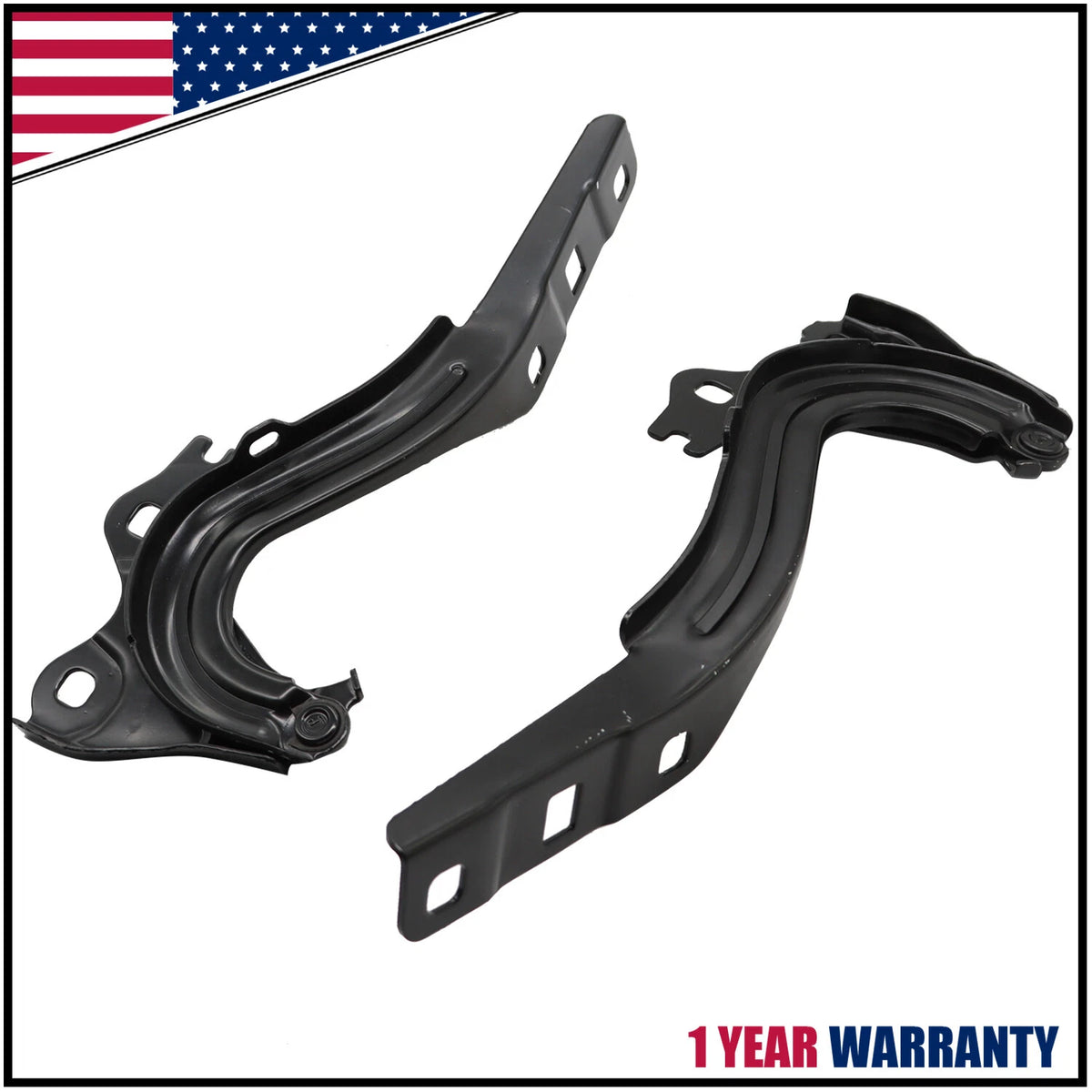 Set of 2 Hood Hinges for Chevrolet Cruze (2008–2019)