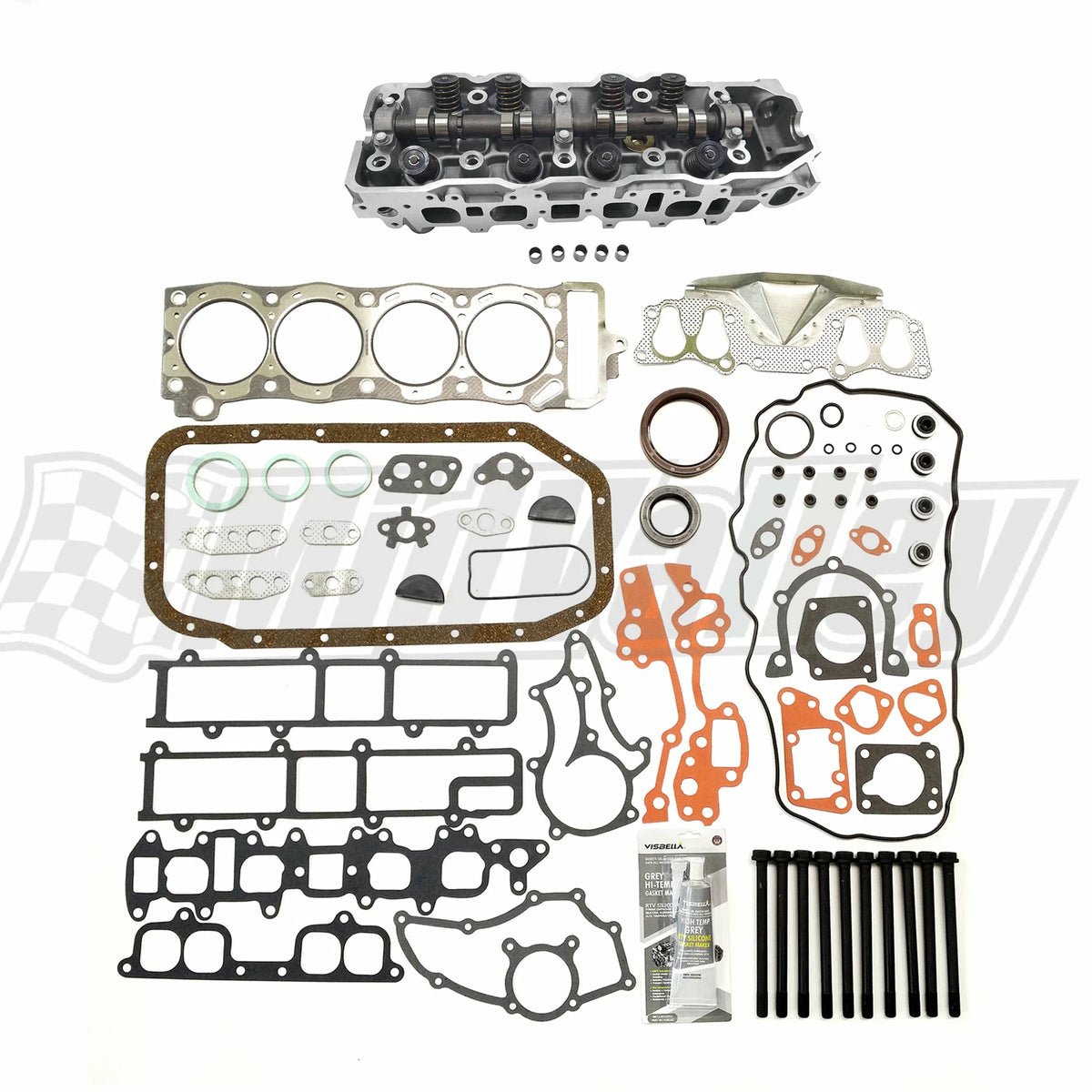 Cylinder Head Gasket Set w/ Bolts for Toyota Pickup 4Runner (1984–1995)