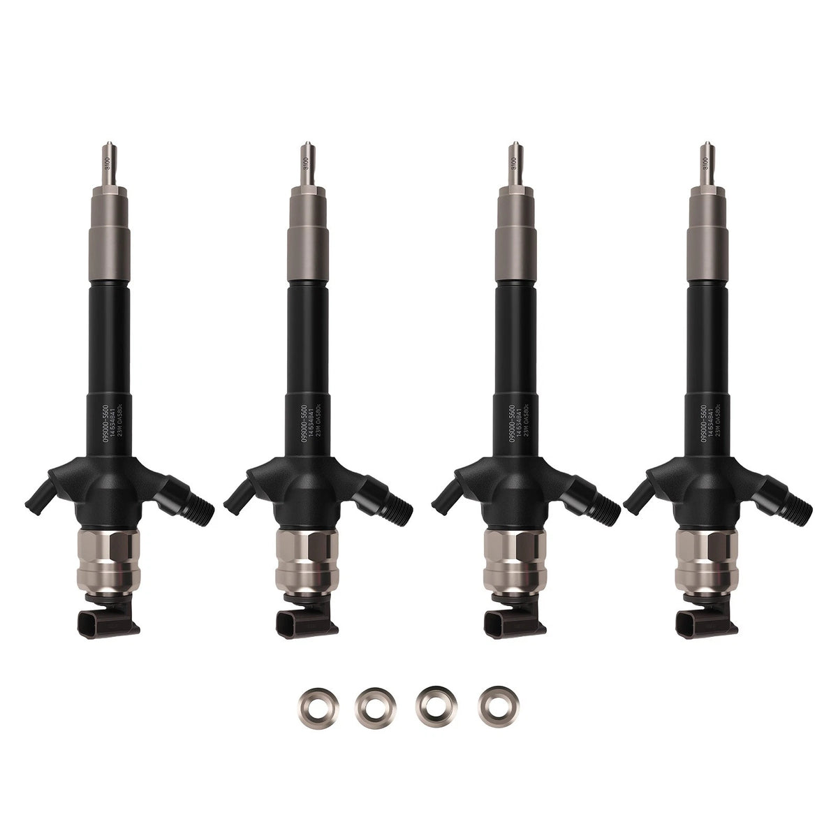 Fuel Injector Assembly Set of 4 for Mitsubishi L200 4D56 (1996–2006) 095000-5600