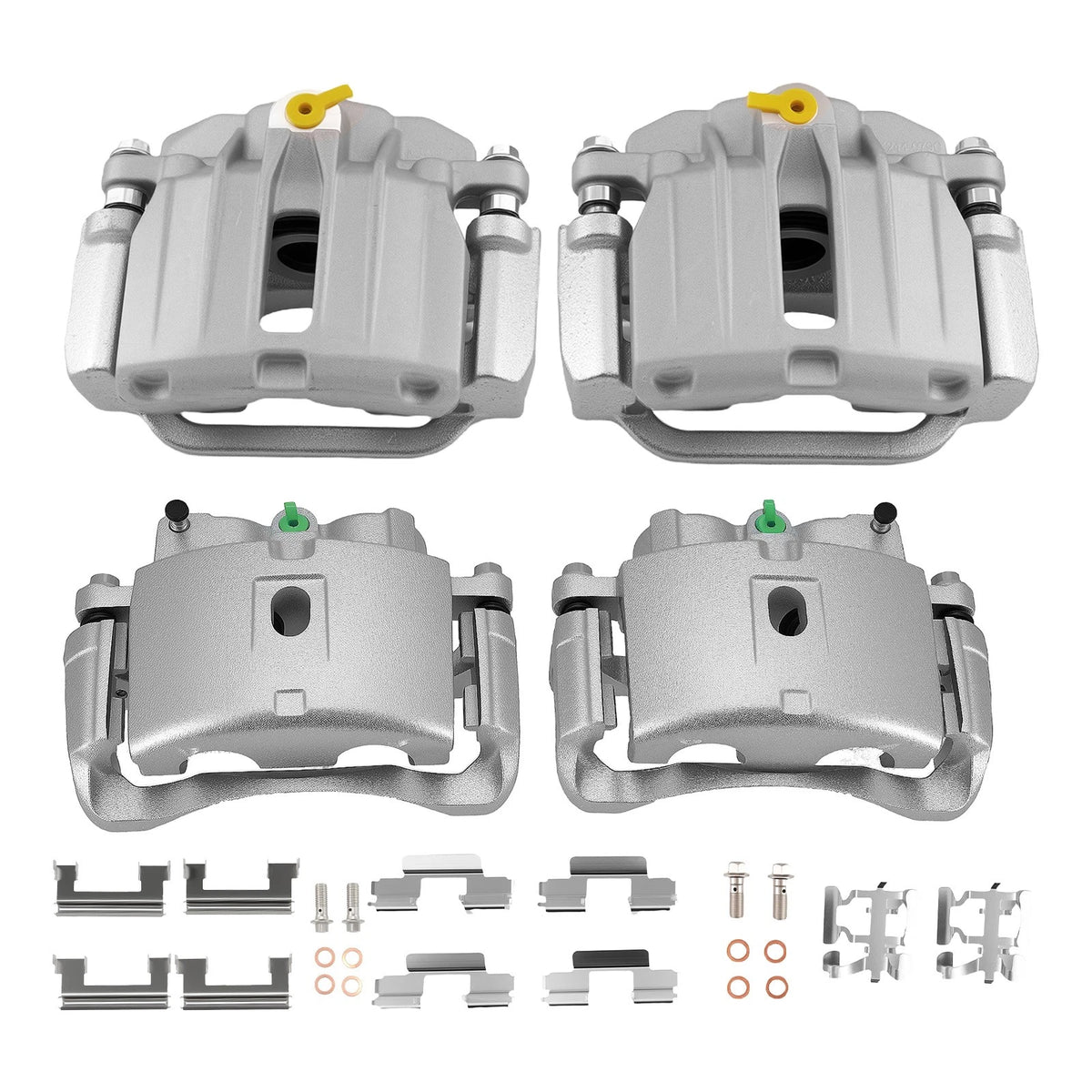 Front Rear Disc Brake Caliper Kit 18B4730 for Cadillac DeVille DTS (2003–2011)