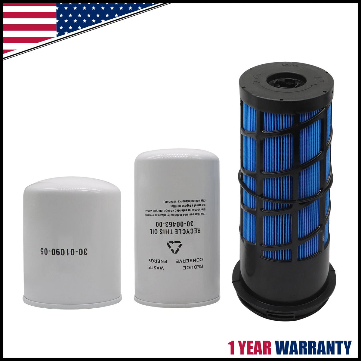 Filter Kit for Carrier Reefer 7300 7500 (30-00463-00, 30-01090-05, 30-00471-20)