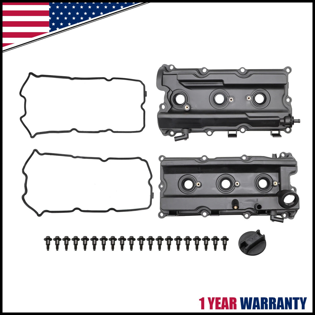 Valve Cover Kit with Gasket for Nissan Frontier Pathfinder Xterra (2005–2019) 13264 EA200