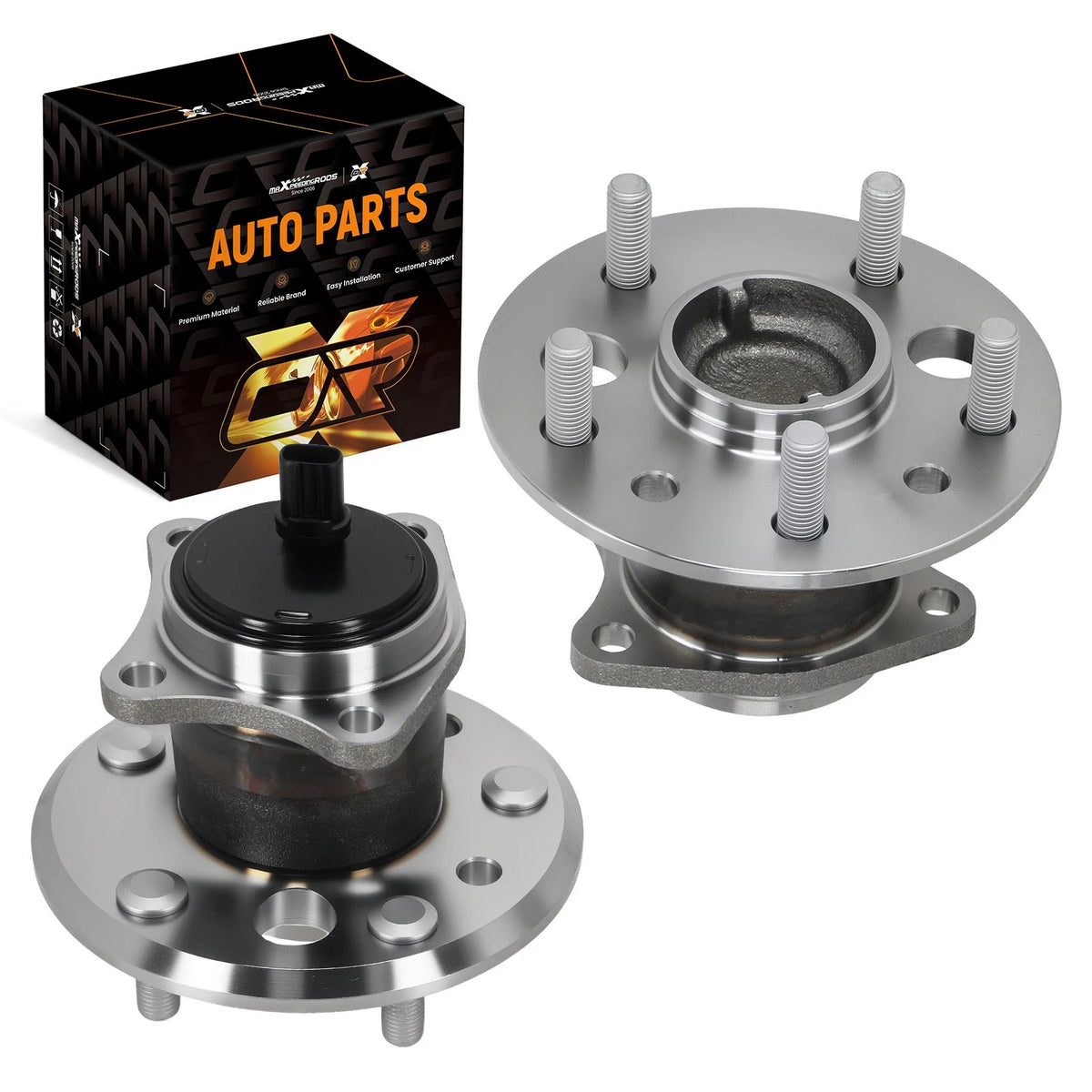 Pair Rear Wheel Hub Assembly for Toyota Camry 4WD (2002–2011) 712206 712207
