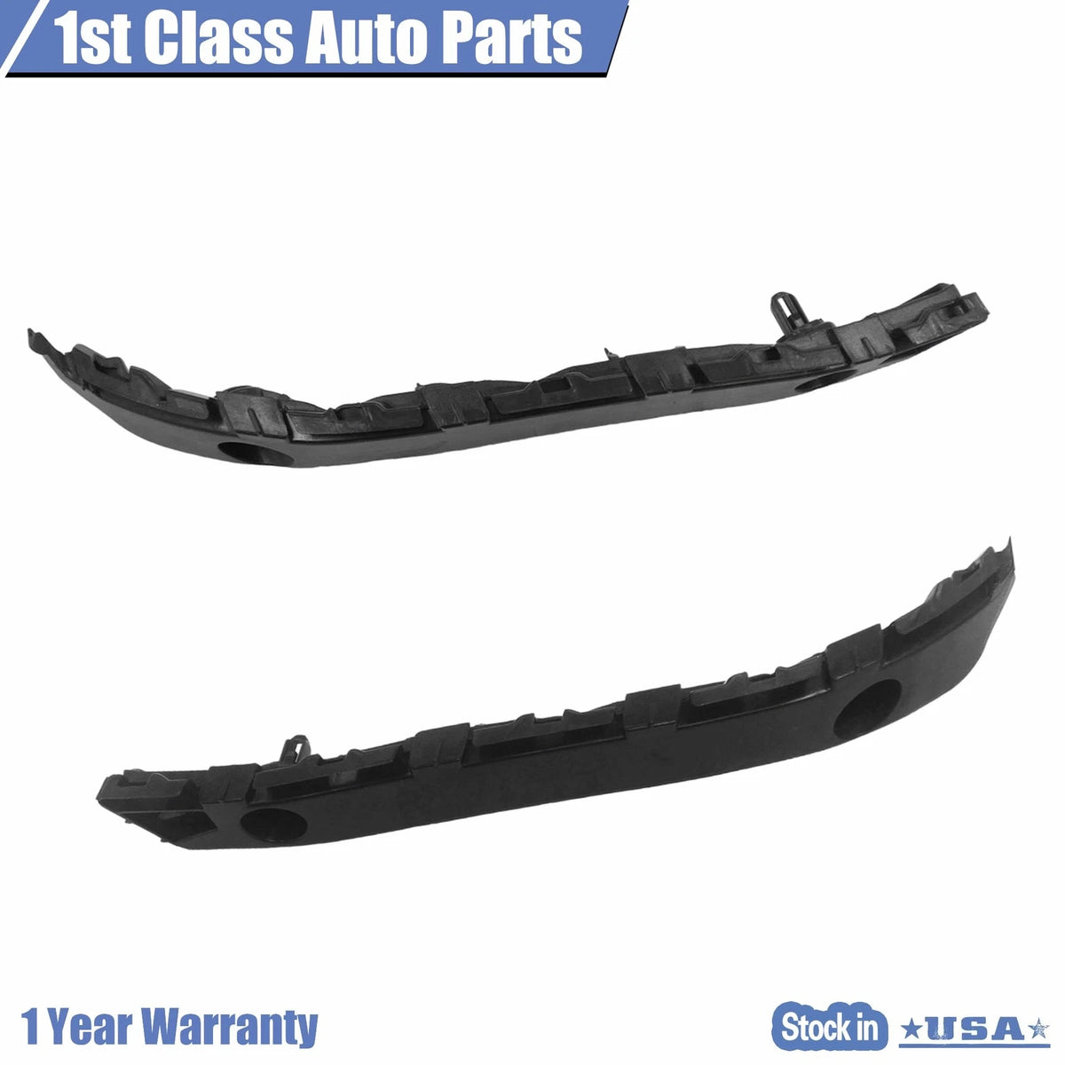 Set of 2 Front Bumper Bracket Retainers for Toyota Sienna (2011–2017)