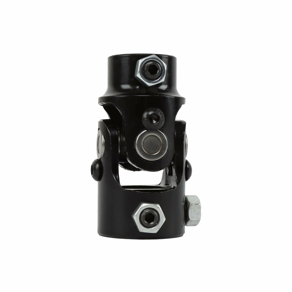 1" Steering Shaft U Joint for Universal Rat Rod (3/4-36 Spline, Black)