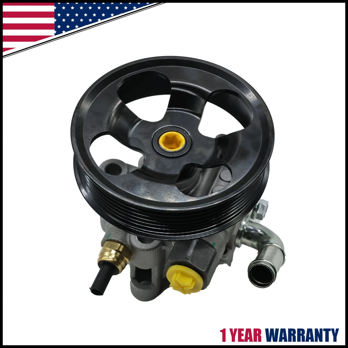 Power Steering Pump with Pulley for Toyota Tacoma (2005–2015) V6 4.0L