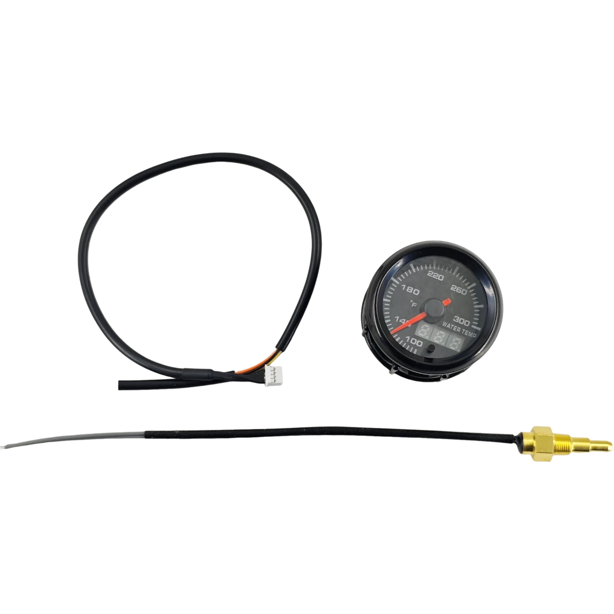 2" Water Temperature Gauge with Sensor for Universal Vehicles (100-280℉)