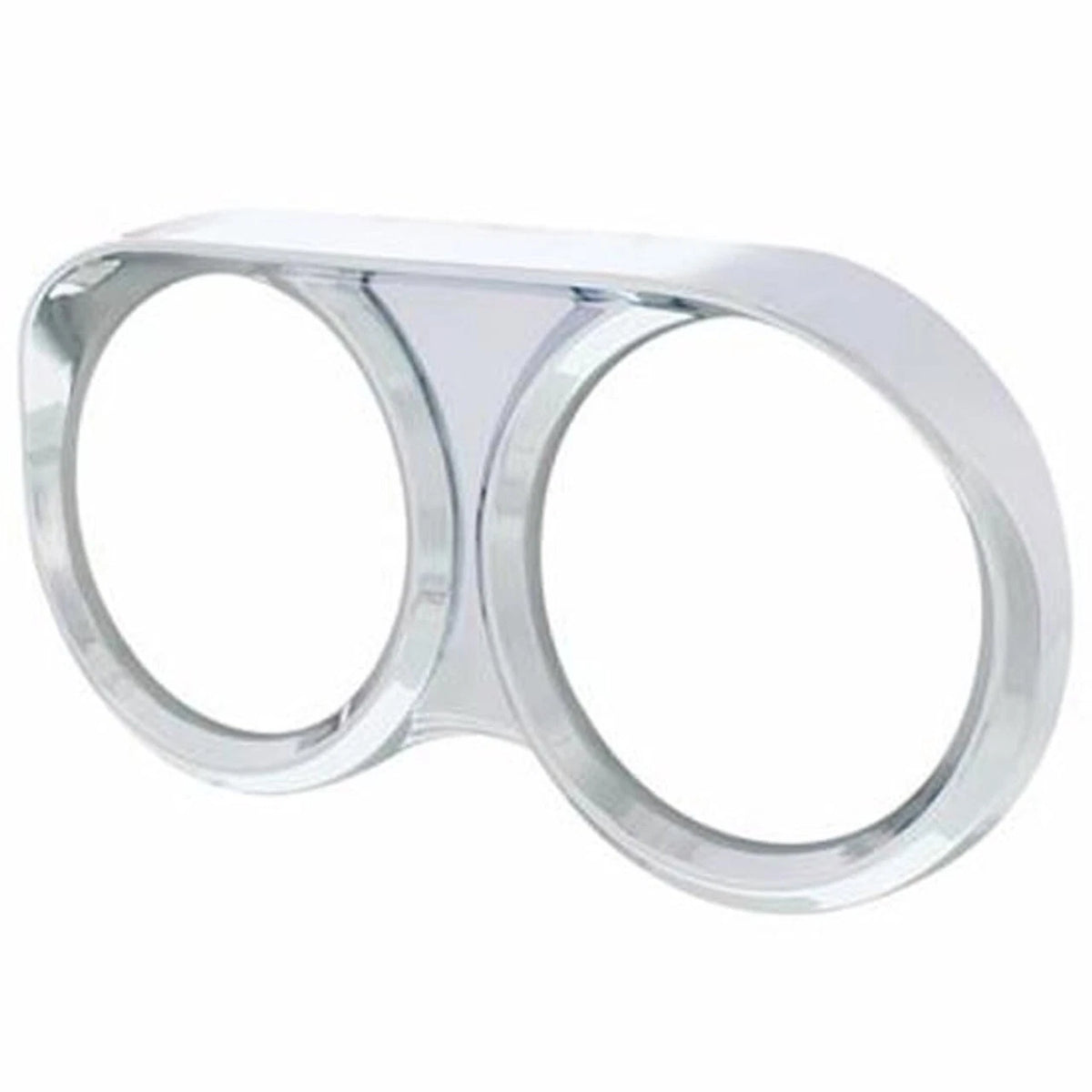 Chrome Plastic Gauge Cluster Cover with Visor for Freightliner