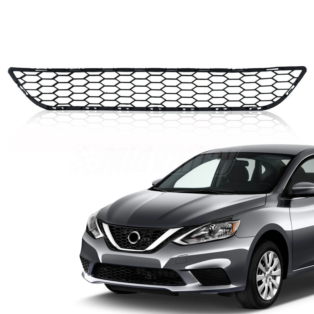 Bumper Face Bar Lower Grille for Nissan Sentra (2016–2018) NI1036107 622543YU0A