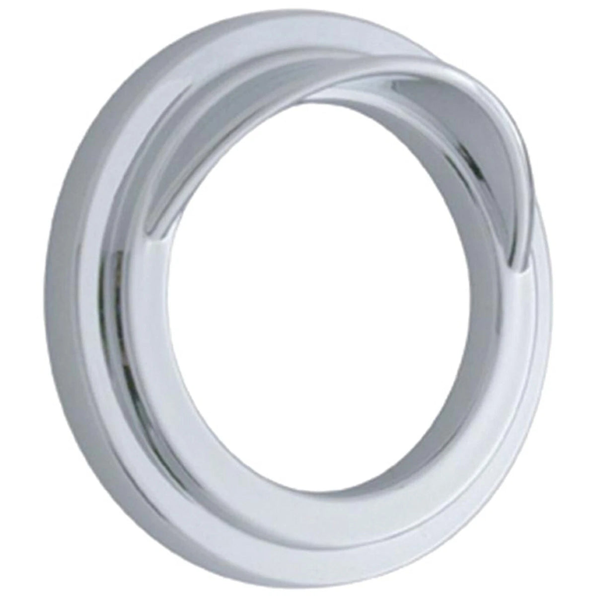 Chrome Plastic Small Gauge Cover with Visor for Freightliner