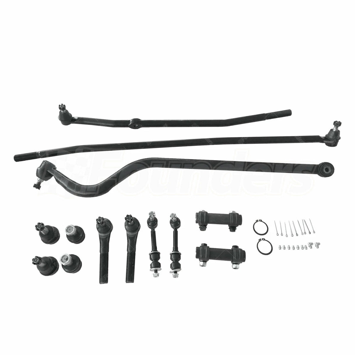 13Pcs Suspension Tie Rod Track Bar Drag W/Ball for Dodge Ram 1500 2500 (1998–1999)