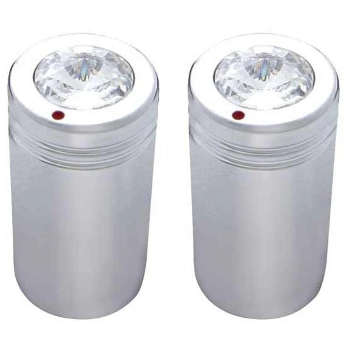 Chrome CB Knob with Clear Jewel for