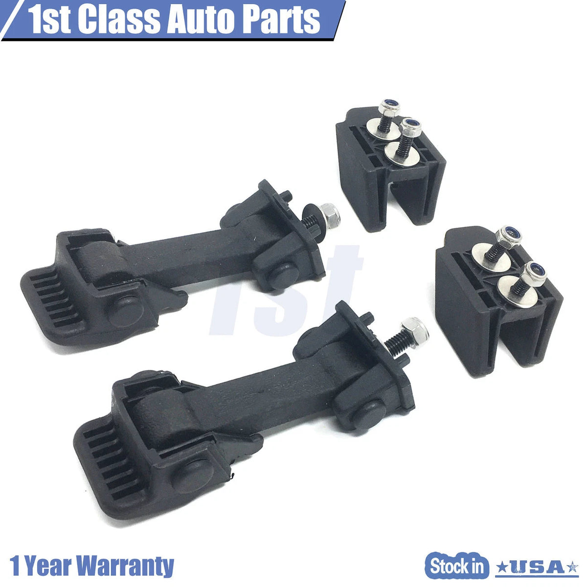 Set of 2 Hood Catch & Bracket Latch for Jeep Wrangler (2007–2016) 55395653AF