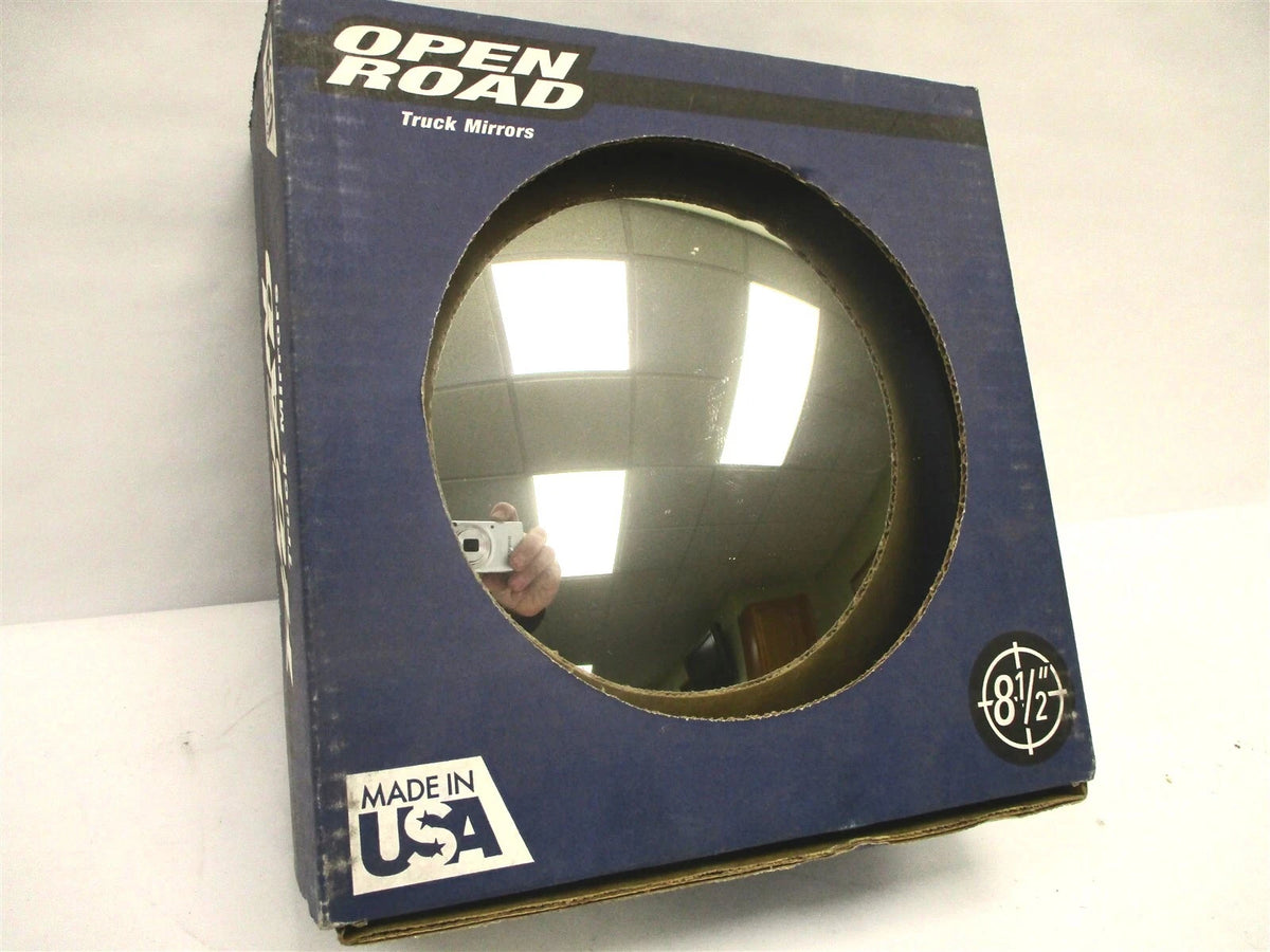 8" Convex Rear View Mirror for Volvo (Genuine, Stainless, 3099481, 10801)