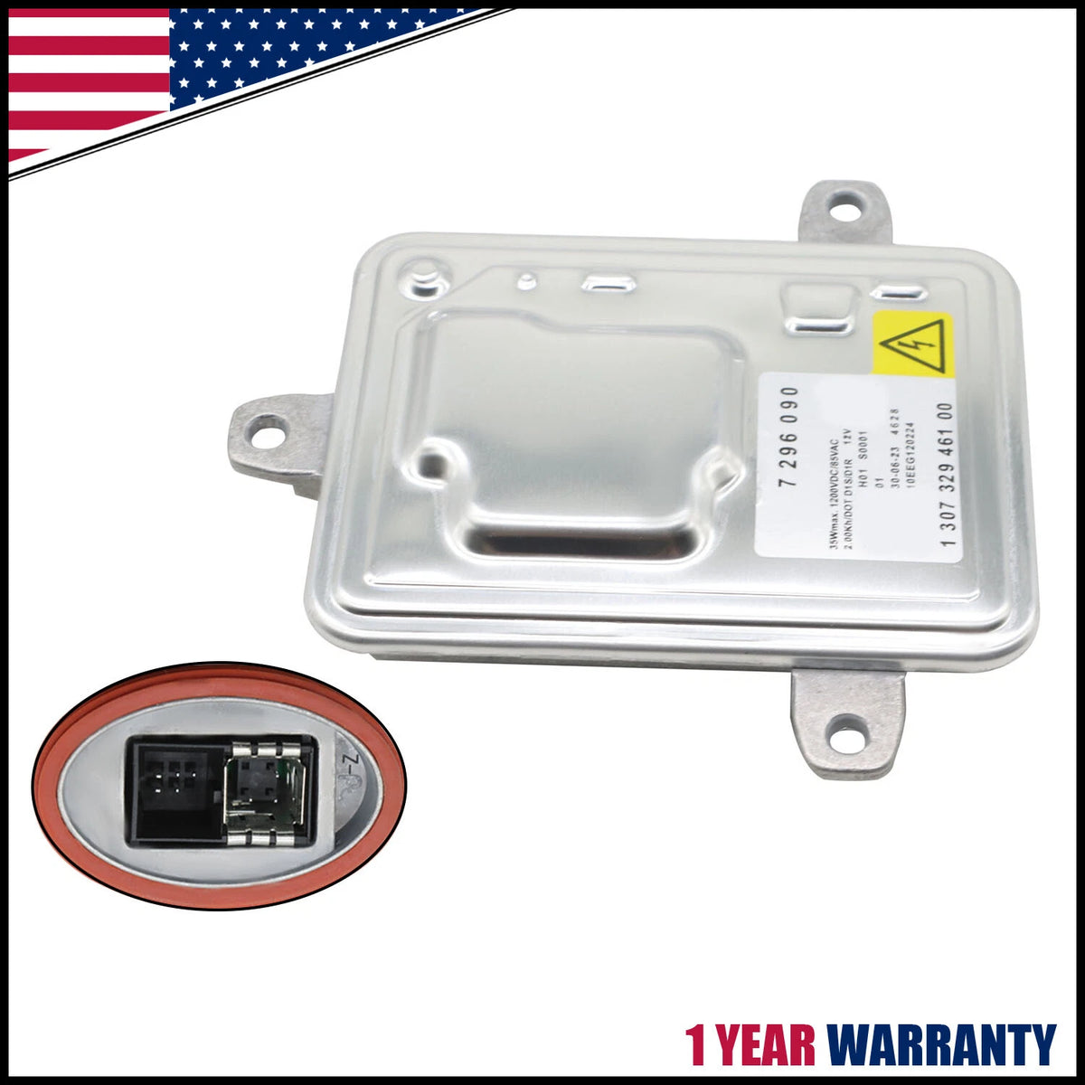HID Xenon Headlight Ballast Control Module for BMW X3 X4 X5 X6 (2011–2019) 63117317408
