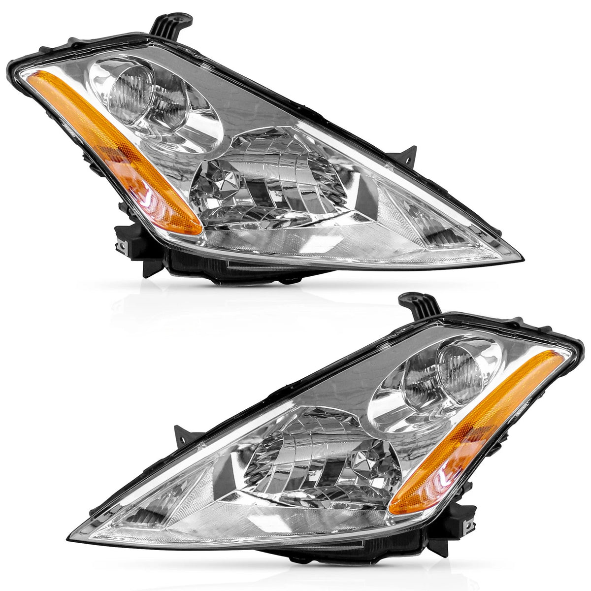 Pair Halogen Headlights for Nissan Murano (2003–2007)