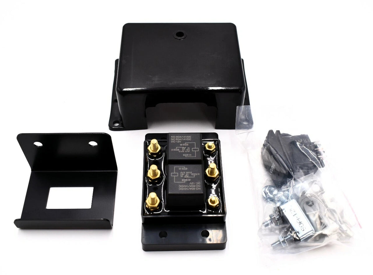 Complete Motor Reversing Relay Module and Switch Kit for Tarp Snowplow Winch