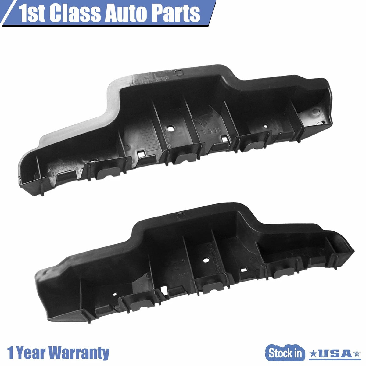 Set of 2 Front Bumper Outer Retainer Mounting Brackets for Cadillac SRX (2010–2016)