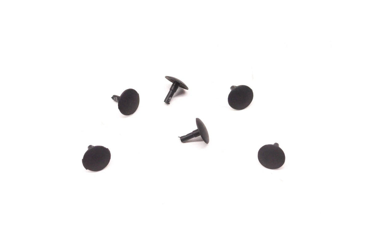 Set of 6 Black Carpet Plugs for Aftermarket 293000014