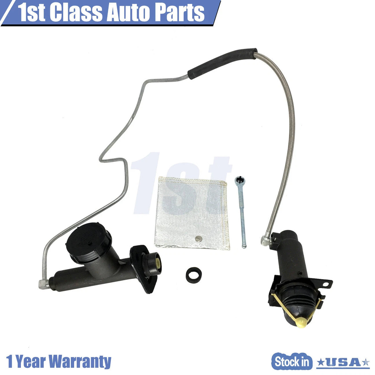 Clutch Master and Slave Cylinder Assembly for Ford F-250 Super Duty (1999–2016) CC649005