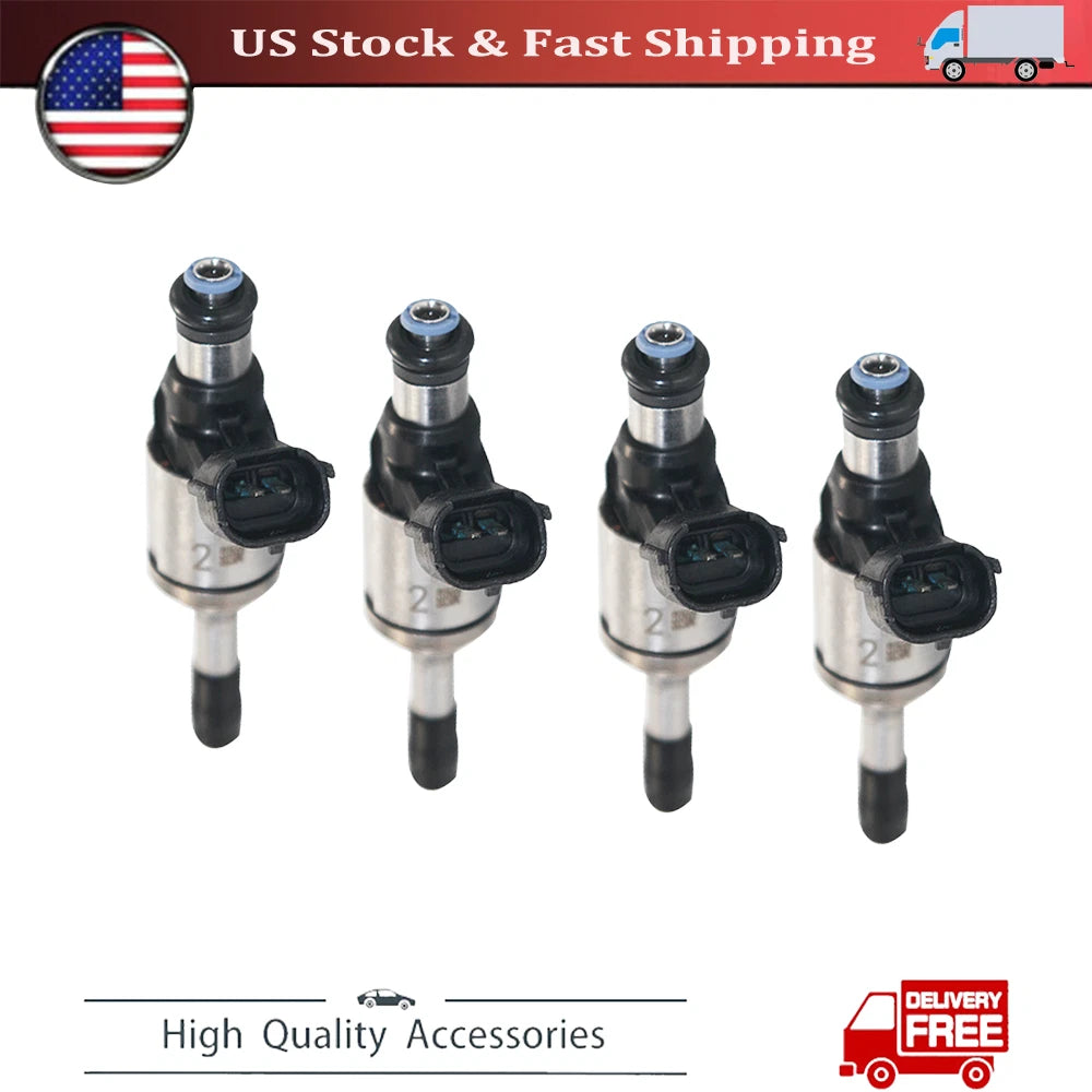 Set of 4 Fuel Injectors for Lexus GS300 NX200t GS200t IS200t (2015–2018)