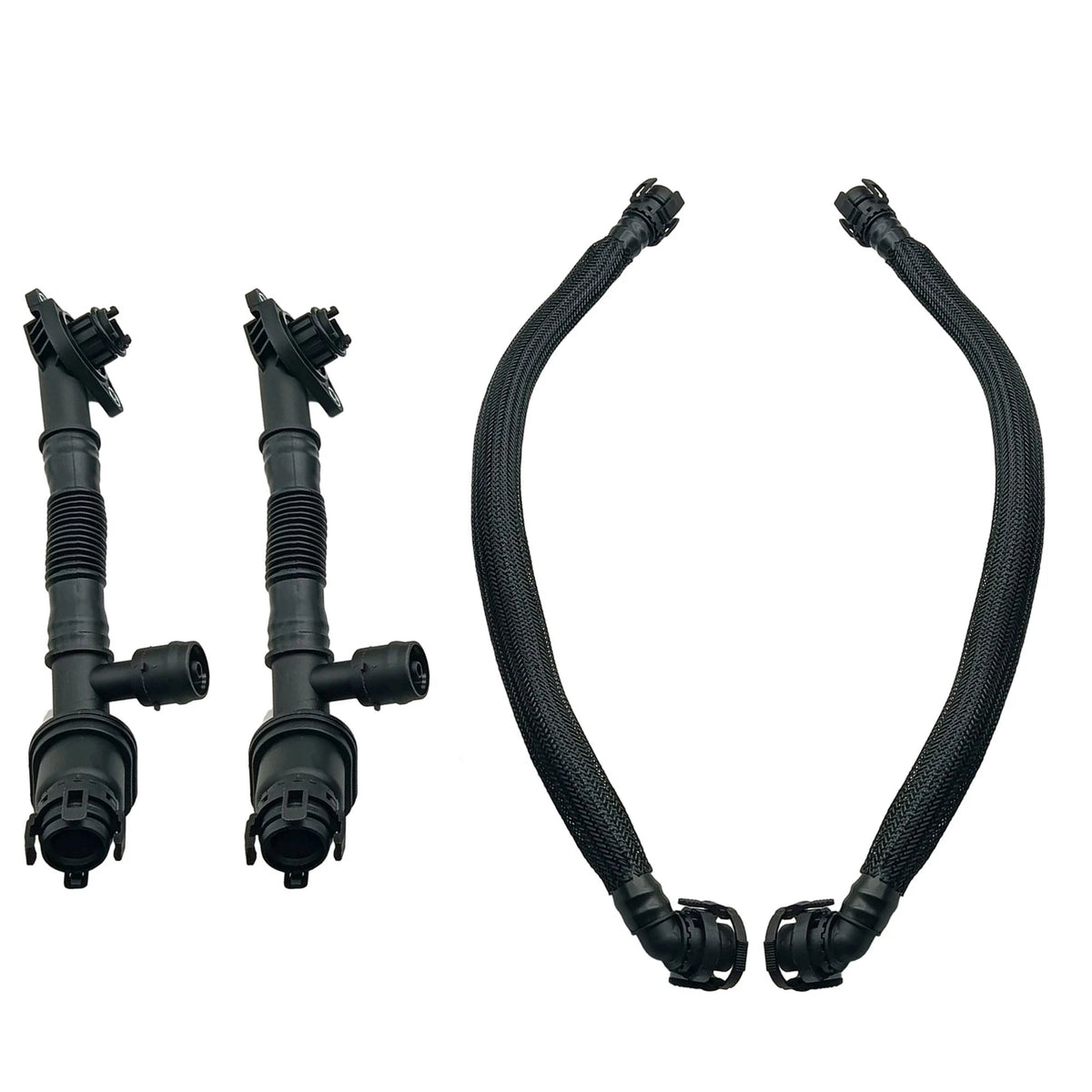 Set of 4 Crankcase Breather Hoses for BMW 550i 650i 750i 750Li X5 X6 (2006–2017)