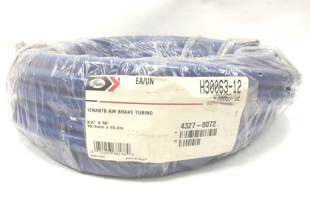 Gates Hydraulic Nylon Air Brake Tubing 50' x 3/4" for H30063-12, 12NABTB