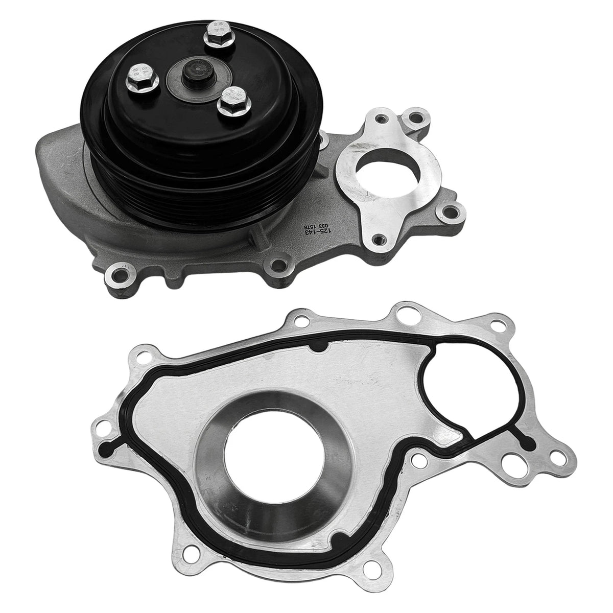 Water Pump with Pulley & Gasket for Ford F-150 Mustang Transit-150 250 (2011–2020)