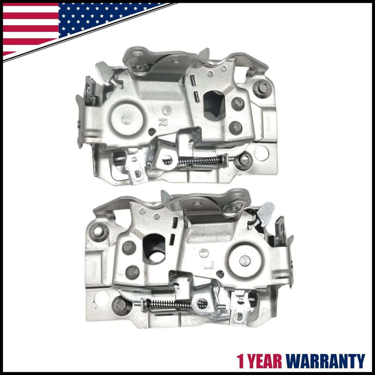 Set of 2 Door Locks for Chevy C1500 C2500 Pickup (1988–1999)