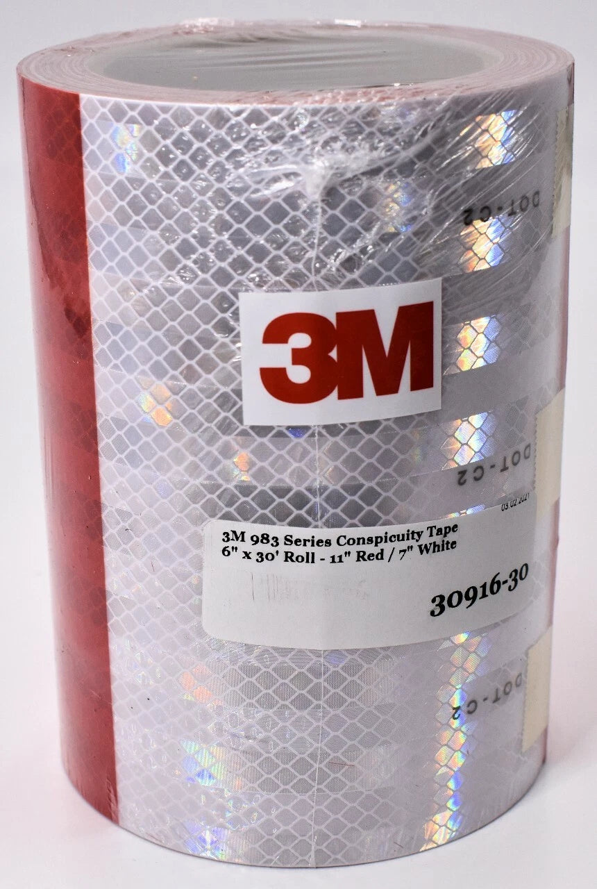3M 983-32 Conspicuity Reflective Tape Roll for DOT-C2 (6" x 30')