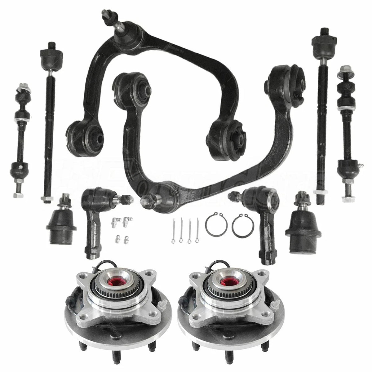 Control Arm Kit with Wheel Bearing & Hub for Ford F-150 4WD (2004–2005)