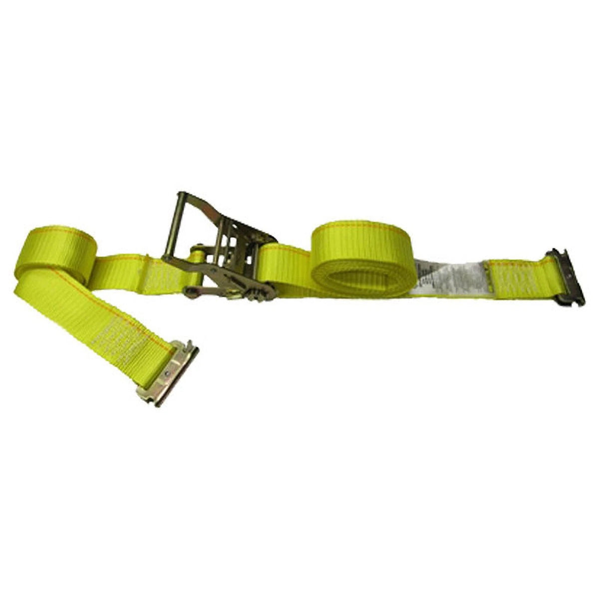 2" x 12' E-Track Ratchet Strap for Cargo Equipment (Fixed End)