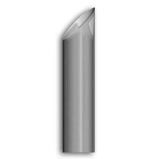8 Inch OD Chrome Miter Cut Exhaust Stack for BESTfit (54 Inch Length)