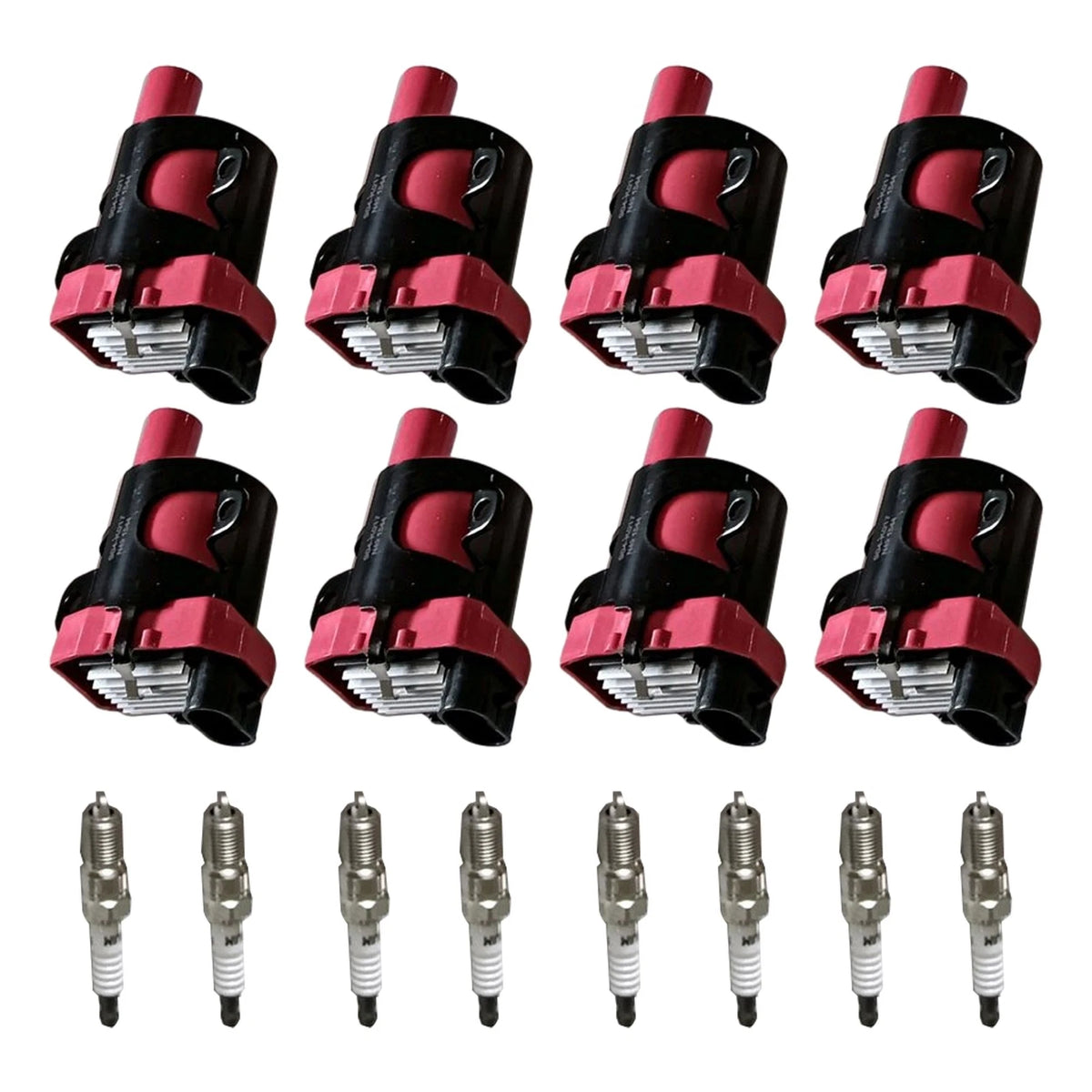 Set of 8 Ignition Coil & Iridium Spark Plug Kits for Express Silverado