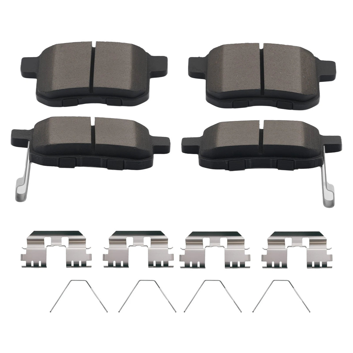 Set of 4 Rear Ceramic Brake Pads for Acura TSX (2009–2014) P1451 D1451