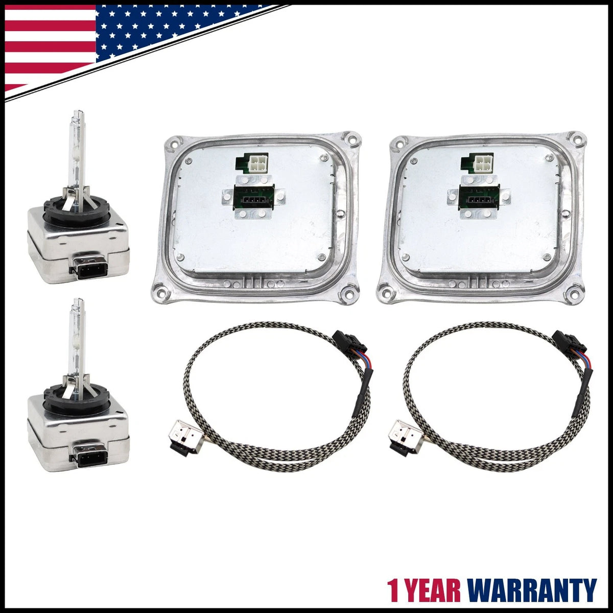 2X HID Xenon Headlight Ballast Module for Cadillac DTS, BMW E90 E92 E93 (2006–2013)