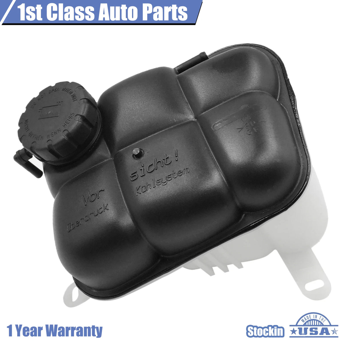 Coolant Reservoir Tank w/Cap for Mercedes Benz S320 S500 CL500 CL600 (1998–2006)