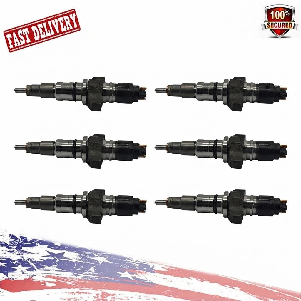 6X Fuel Injector for Case 845B 865B 885B 521E 621F 721F 821E 921F 1850K (N/A)