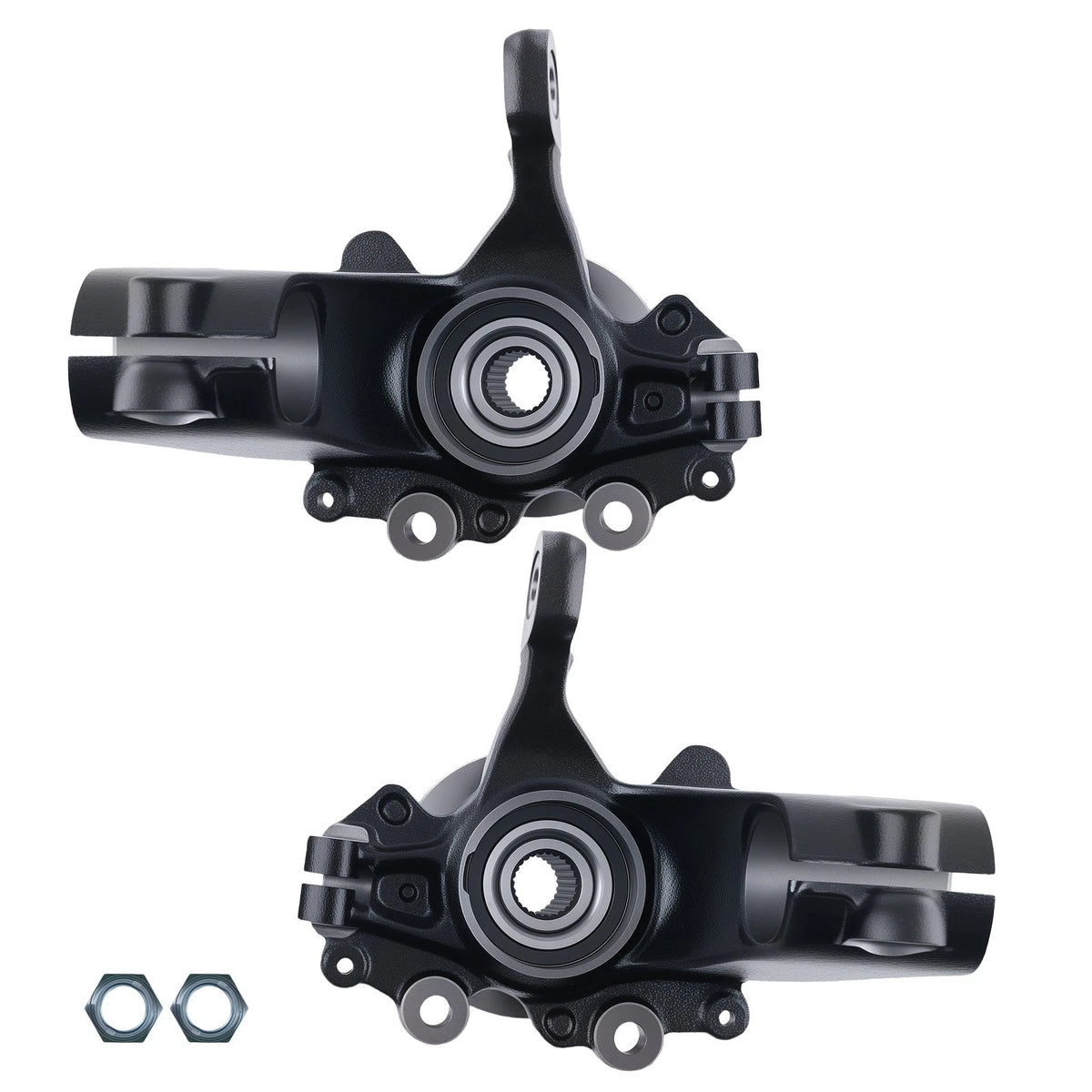 2X Front Left Wheel Hub Bearing Steering Knuckle Assembly for Ford Focus (2012–2018)
