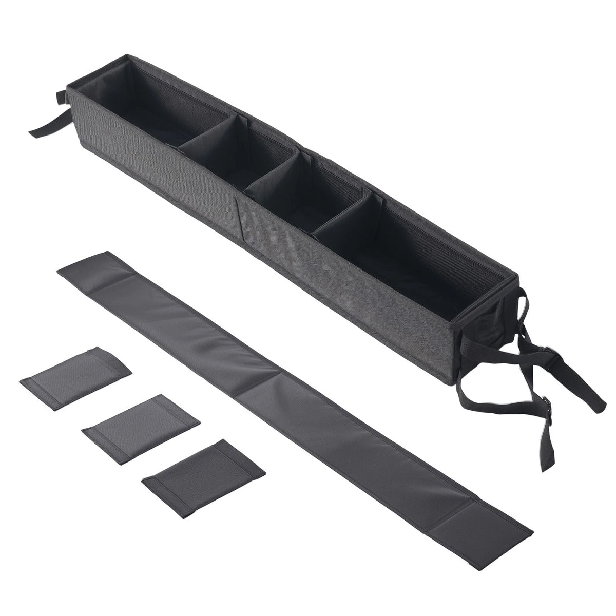 Front Basket Organizer for EZGO Club Car Yamaha Golf Cart (Adjustable, 4 Straps)