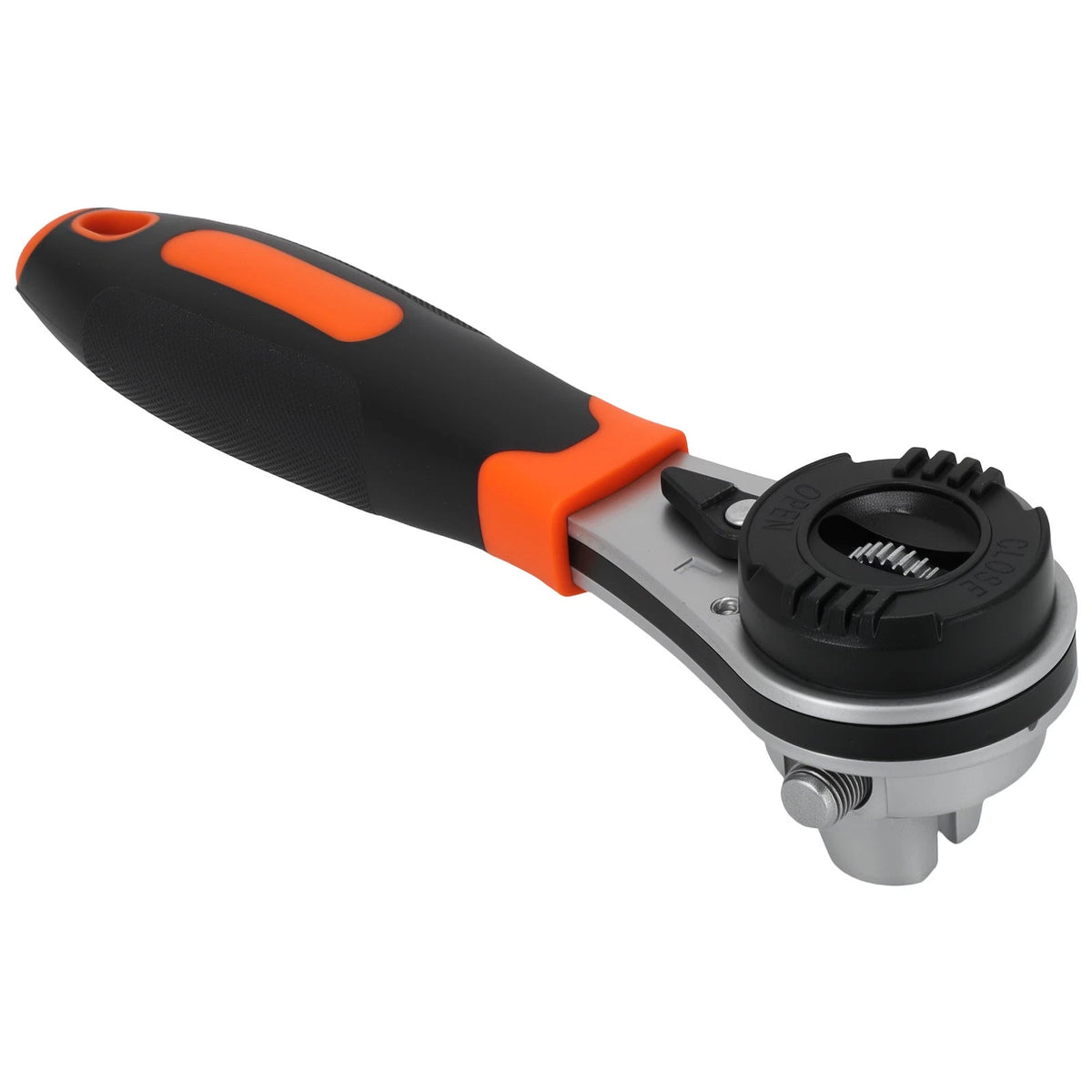 Adjustable Wrench 6-22mm Ratchet Reversible Quick Release 45# Steel