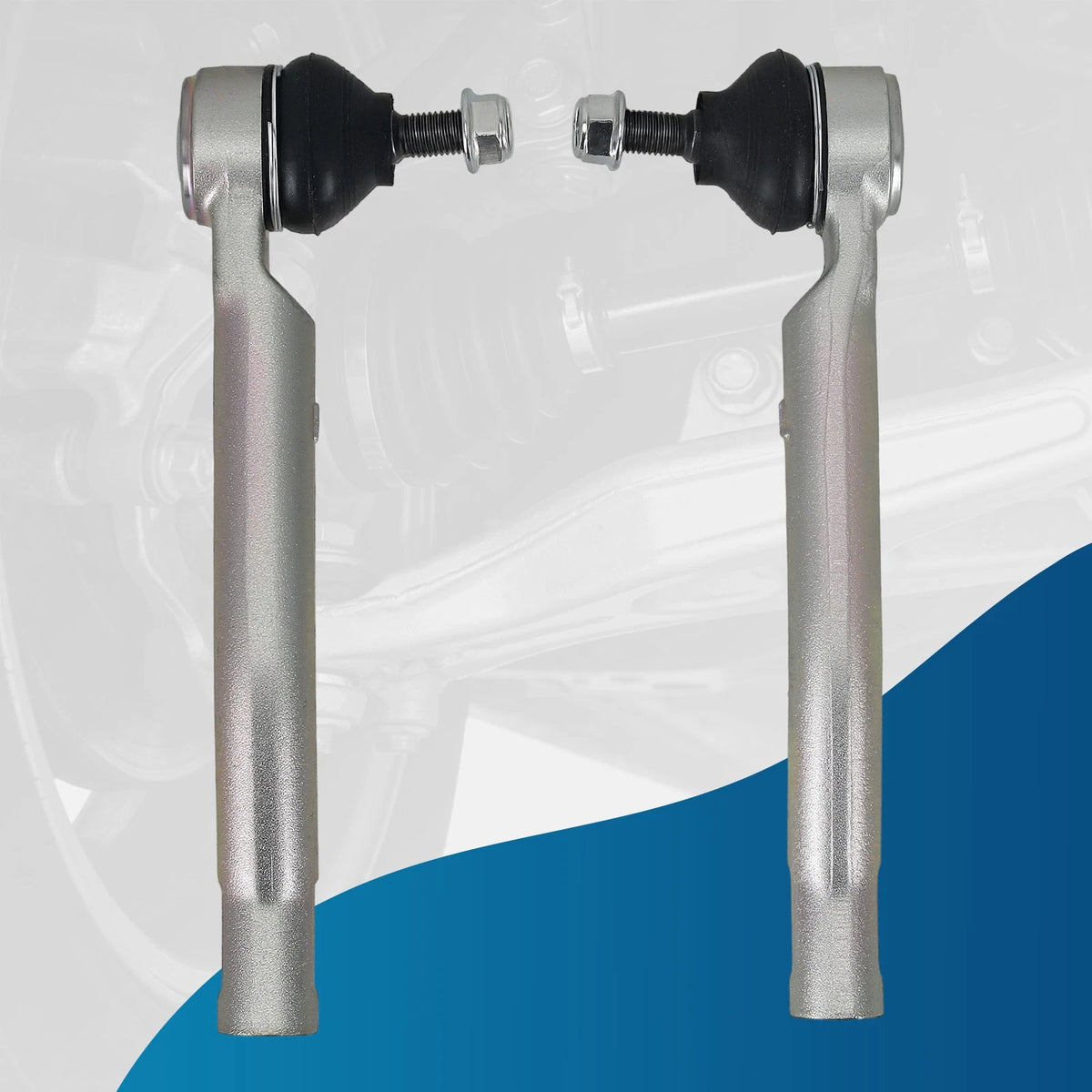 Front Outer Tie Rod End Pair for Nissan Sentra Leaf NV200 Kicks (2013–2023)