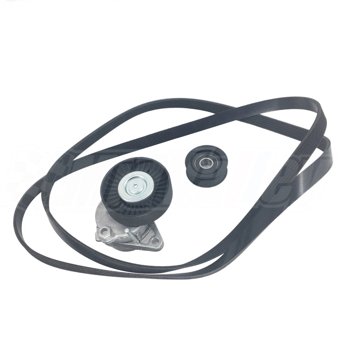 Serpentine Belt Tensioner & Idler Pulley Drive Kit for Mercedes R500 E320 S500 (2006–2007)