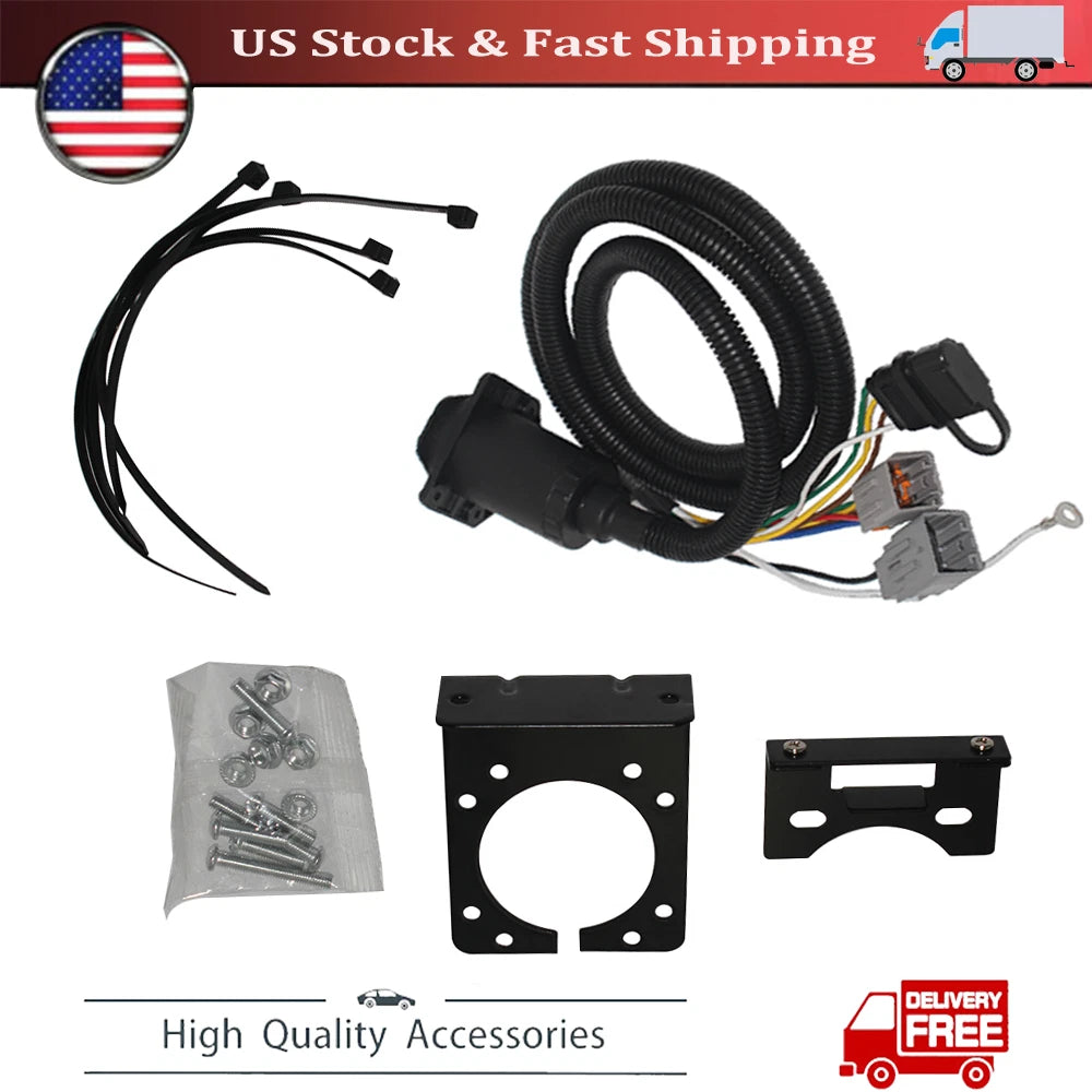Tow Hitch Trailer Wiring Harness Kit for Land Rover LR4 (2010–2013) VPLAT0013