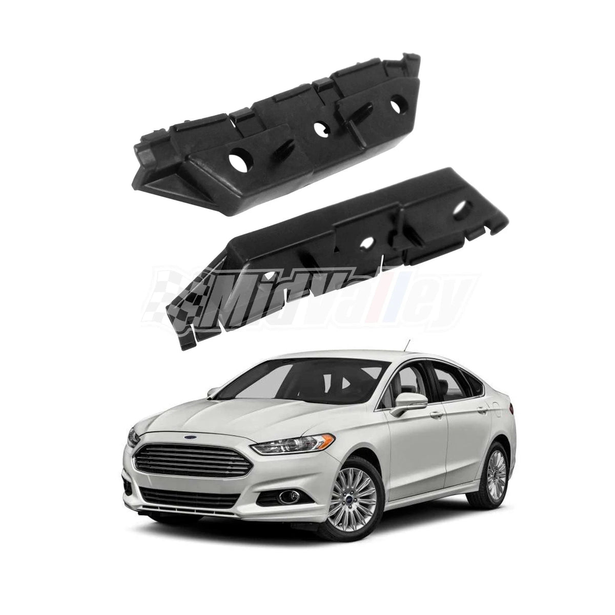2X Front Bumper Bracket Retainer for Ford Fusion (2013–2016)