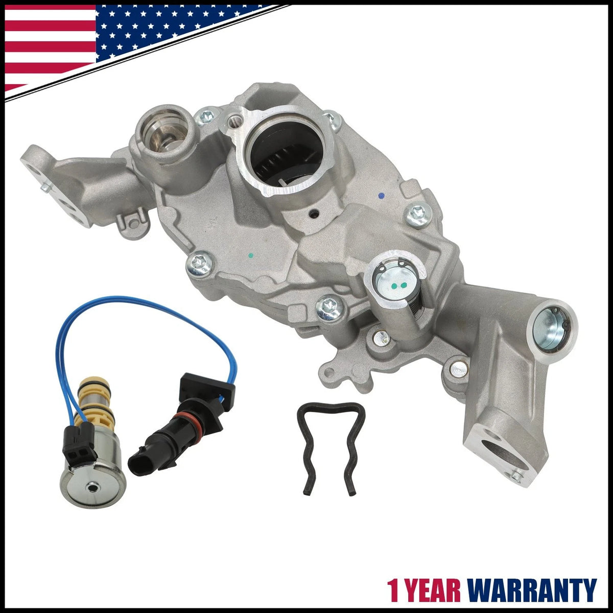Engine Oil Pump & Solenoid for Dodge Chrysler Jeep 3.6L (2011–2019)