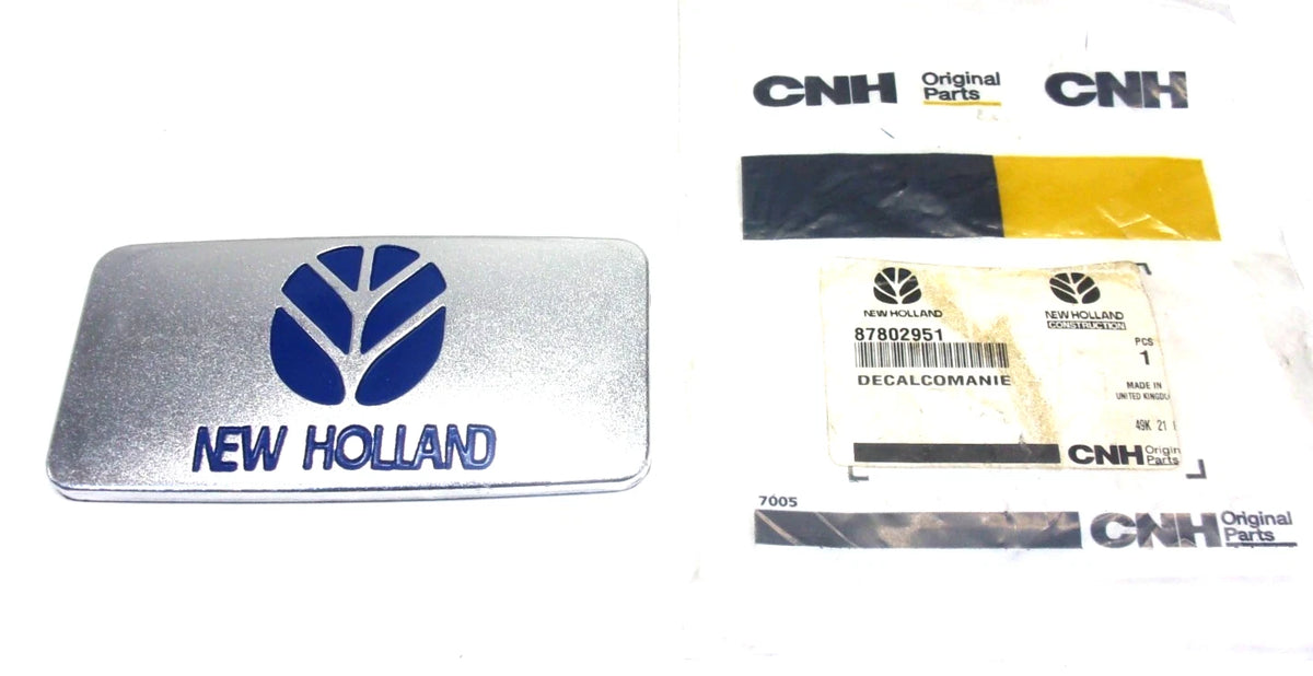 Aluminum Emblem Hood Ornament Decal for New Holland (87802951)