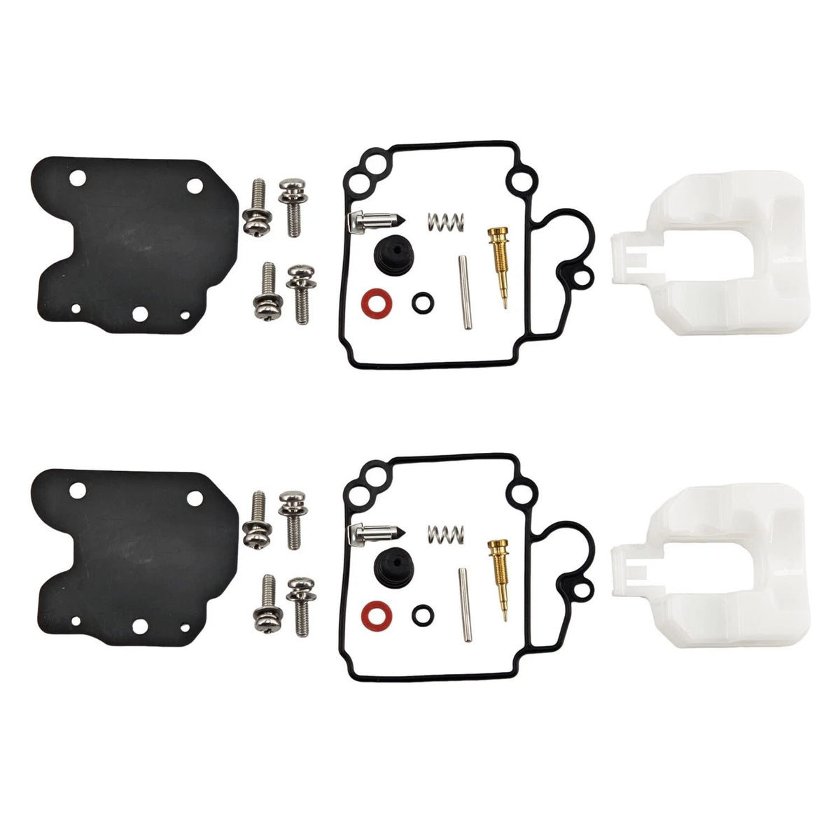 2Pcs Carburetor Repair Kit 67C-W0093-01-00 for Mercury Outboard (30-40HP)