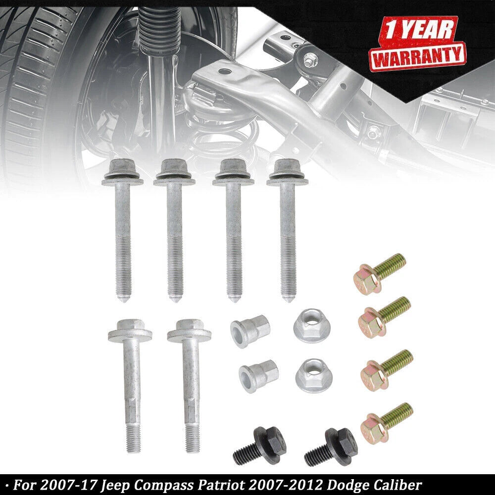 Rear Crossmember Subframe Bolt Kit for Jeep Dodge Caliber (2007–2017) 68211932AB